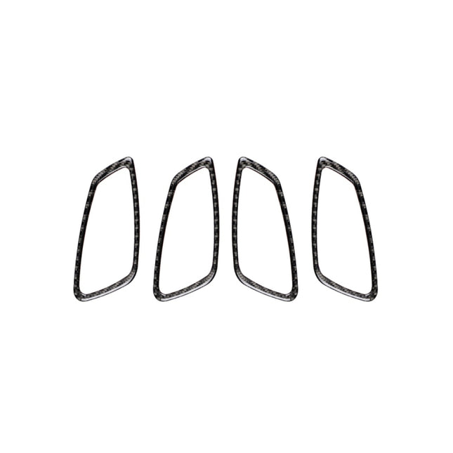 Carbon Fiber Car Door Handle Decorative Sticker for BMW E90 / 320i / 318i / 325i