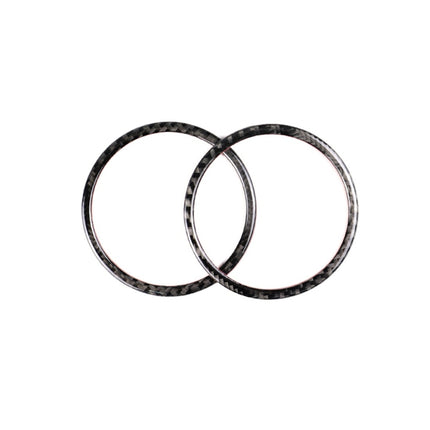 Carbon Fiber Car Horn Circle Decorative Sticker for BMW E90 / E84 / 320i / 325i, Horn Circle