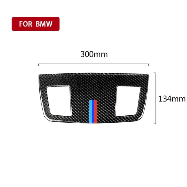 Three Color Carbon Fiber Car Instrument Large Outlet Decorative Sticker for BMW E90 2005-2012, Instrument Large Outlet(Three Color)