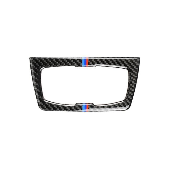 Three Color Carbon Fiber Car Headlight Switch Decorative Sticker for BMW F30 2013-2017 / F34 2013-2017