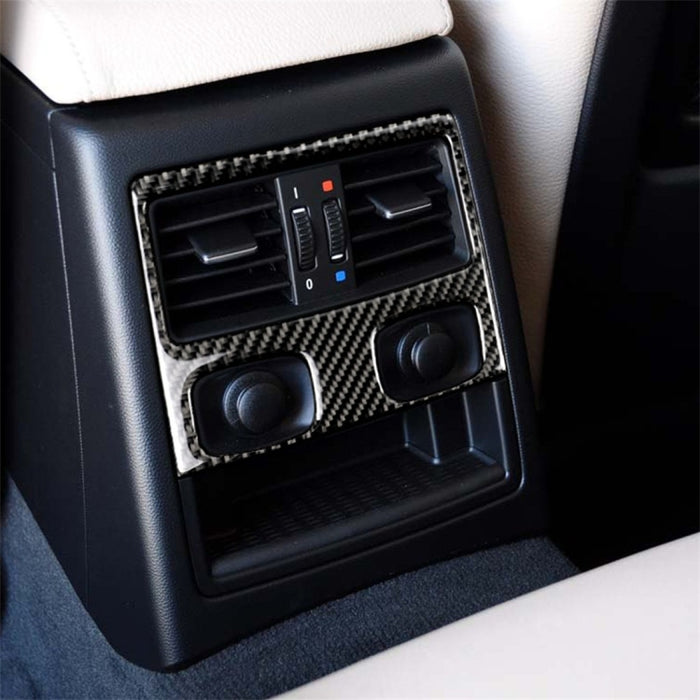 Carbon Fiber Car Rear Air Vent Decorative Sticker for BMW E90 / E92 2005-2012, Rear Air Vent with Hole, Rear Air Vent
