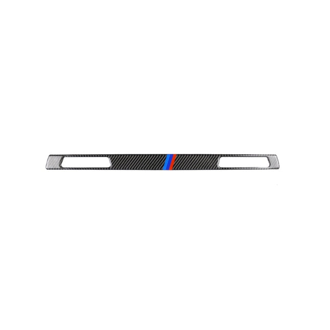 Three Color Carbon Fiber Car Right Driving Middle Control Decorative Sticker for BMW E90 / E92 / E93 2005-2012