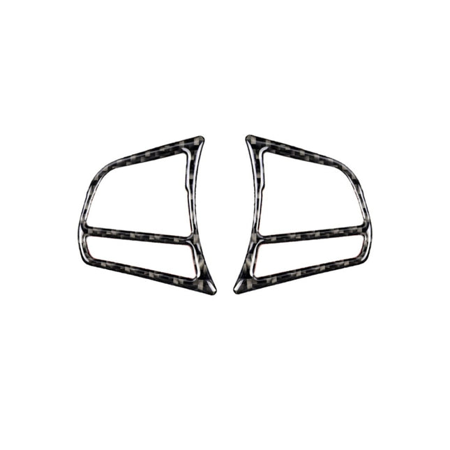 Carbon Fiber Car Steering Wheel Key Frame Decorative Sticker for BMW F20 2012-2018 / F21 2014-2018 / F30 / F34 2013-2018 / F32 2013-2018