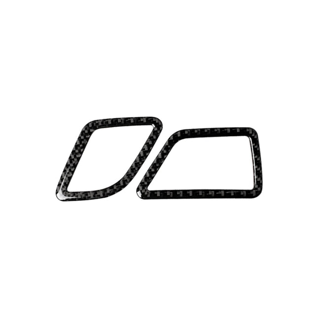 Carbon Fiber Car Instrument Air Outlet Decorative Sticker for BMW 5 Series F10 2011-2017,Sutible for Left Driving