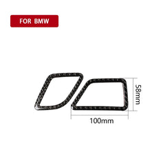 Carbon Fiber Car Instrument Air Outlet Decorative Sticker for BMW 5 Series F10 2011-2017,Sutible for Left Driving
