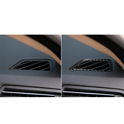 Carbon Fiber Car Instrument Air Outlet Decorative Sticker for BMW 5 Series F10 2011-2017,Sutible for Left Driving