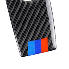 Carbon Fiber Car Handbrake Below Panel Decorative Sticker for BMW 5 Series F07 F10 F25 F26 / GT X3 X4 2009-2016,Sutible for Left Driving