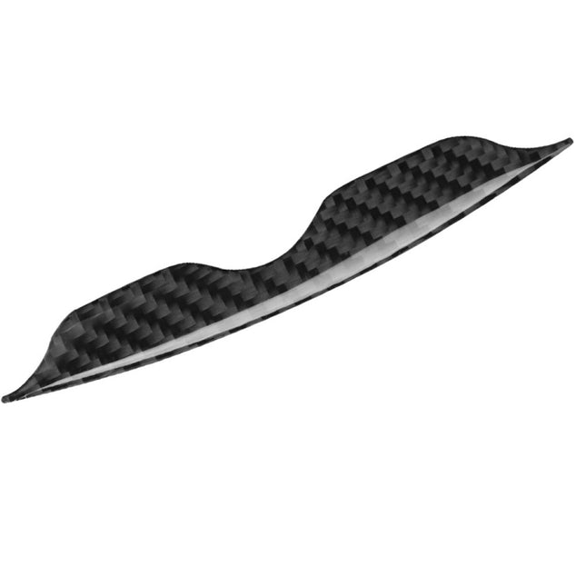 Car Carbon Fiber Air Conditioning Adjustment Decorative Strip for Nissan 370Z Z34 2009-, Left and Right Drive Universal