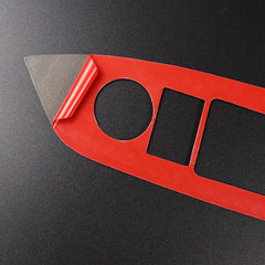 Car Carbon Fiber Window Buttons Panel Decorative Sticker for Mazda CX-5 2017-2018, Right Drive