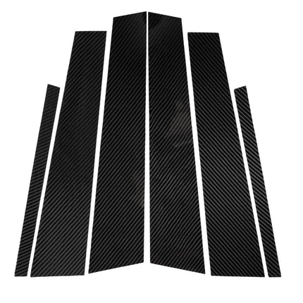 Car Carbon Fiber B Pillar Decorative Sticker for BMW 3 Series G20/G28/325Li/330d/335 2019-2020, Left and Right Drive Universal, B Pillar