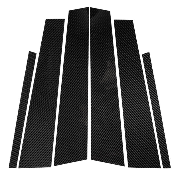 Car Carbon Fiber B Pillar Decorative Sticker for BMW 3 Series G20/G28/325Li/330d/335 2019-2020, Left and Right Drive Universal