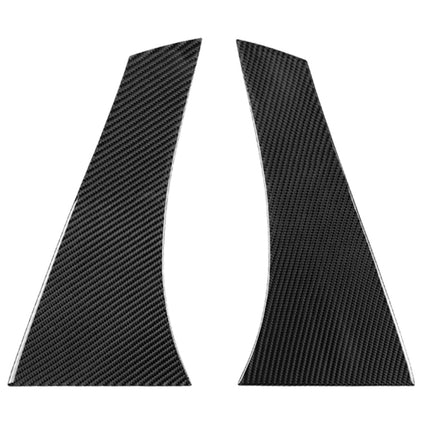 Car Carbon Fiber Rear Window Decorative Sticker for Mercedes-Benz GLA 2015-2018, Left and Right Drive Universal, Rear Window