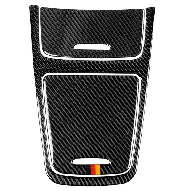 Car Carbon Fiber German Color Central Control Panel Decorative Sticker for Mercedes-Benz A Class 2013-2018/CLA 2013-2017/GLA 2013-2017, Left and Right Drive Universal