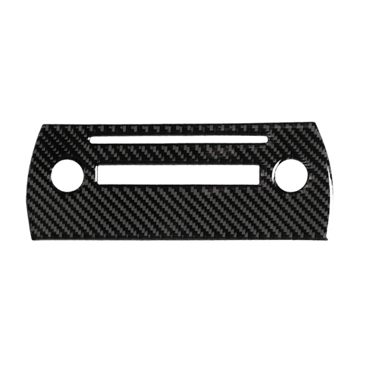 Car Carbon Fiber CD Panel Decorative Sticker for Lexus NX200 / 200t / 300h 2014-2021, Left and Right Drive Universal