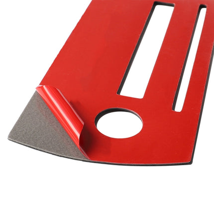 Car Carbon Fiber CD Panel Decorative Sticker for Lexus NX200 / 200t / 300h 2014-2021, Left and Right Drive Universal