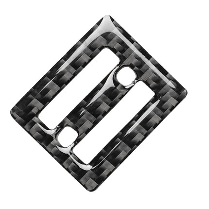 Car Carbon Fiber Middle Air Outlet Decorative Sticker for Lexus IS250 300 350C 2006-2012, Left and Right Drive Universal, Middle Air Outlet