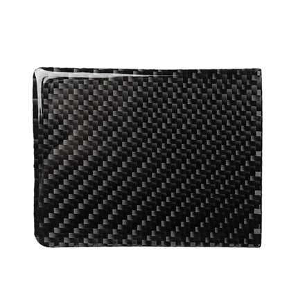 Car Carbon Fiber Water Cup Holder Panel Decorative Sticker for Lexus IS250 300 350C 2006-2012, Left and Right Drive Universal