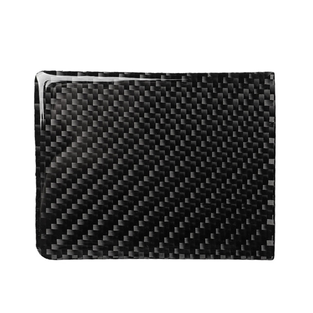 Car Carbon Fiber Water Cup Holder Panel Decorative Sticker for Lexus IS250 300 350C 2006-2012, Left and Right Drive Universal