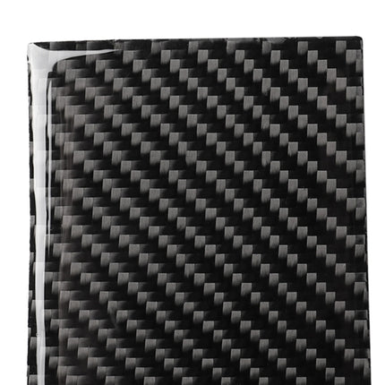 Car Carbon Fiber Water Cup Holder Panel Decorative Sticker for Lexus IS250 300 350C 2006-2012, Left and Right Drive Universal, Water Cup Holder Panel