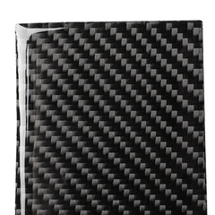 Car Carbon Fiber Water Cup Holder Panel Decorative Sticker for Lexus IS250 300 350C 2006-2012, Left and Right Drive Universal