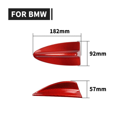 Car Carbon Fiber Antenna Decorative Cover for BMW E90, C Style
