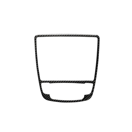 Car Carbon Fiber Gear Shift Panel Decorative Sticker for Audi A6 S6 C7 A7 S7 4G8 2012-2018, Left and Right Drive Universal