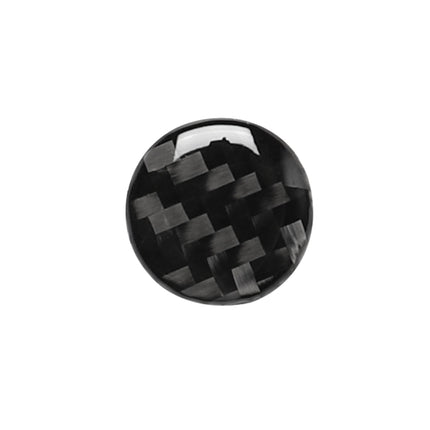 Car Carbon Fiber Air Conditioning Button Decorative Sticker for Audi A6 S6 C7 A7 S7 4G8 2012-2018, Left and Right Drive Universal