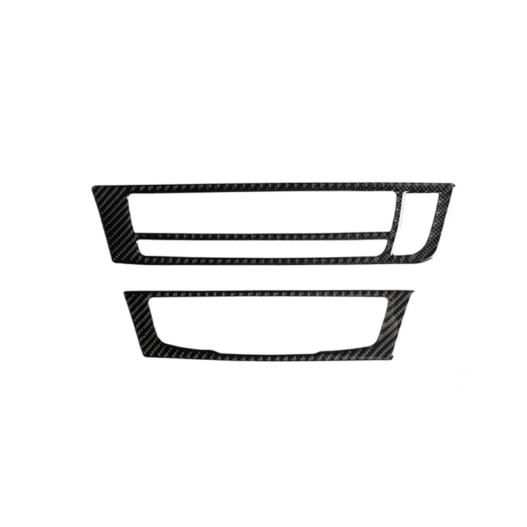 Car Carbon Fiber Air Conditioning CD Panel Decorative Sticker for Audi A6 S6 C7 A7 S7 4G8 2012-2018, Right Drive