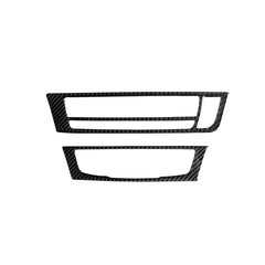 Car Carbon Fiber Air Conditioning CD Panel Decorative Sticker for Audi A6 S6 C7 A7 S7 4G8 2012-2018, Right Drive