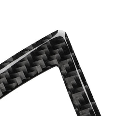 Car Carbon Fiber Air Conditioning CD Panel Decorative Sticker for Audi A6 S6 C7 A7 S7 4G8 2012-2018, Right Drive