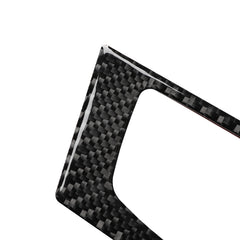 Car Carbon Fiber Air Conditioning CD Panel Decorative Sticker for Audi A6 S6 C7 A7 S7 4G8 2012-2018, Right Drive