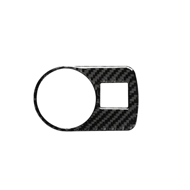 Car Carbon Fiber Headlight Switch Decorative Sticker for Audi TT 8n 8J MK123 TTRS 2008-2014, Left Drive, Headlight Switch , Left Drive