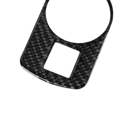 Car Carbon Fiber Headlight Switch Decorative Sticker for Audi TT 8n 8J MK123 TTRS 2008-2014, Left Drive