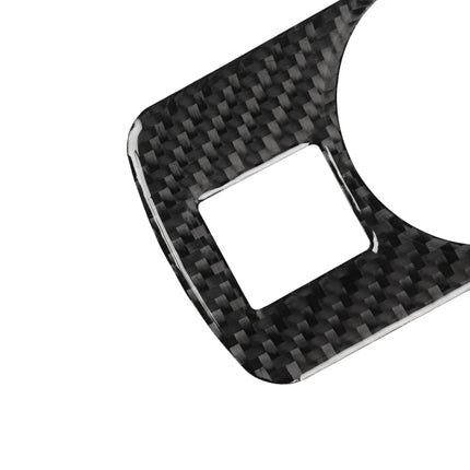 Car Carbon Fiber Headlight Switch Decorative Sticker for Audi TT 8n 8J MK123 TTRS 2008-2014, Left Drive