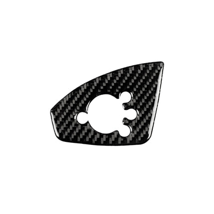 Car Carbon Fiber Door Button Decorative Sticker for Audi TT 8n 8J MK123 TTRS 2008-2014, Right Drive, B Style