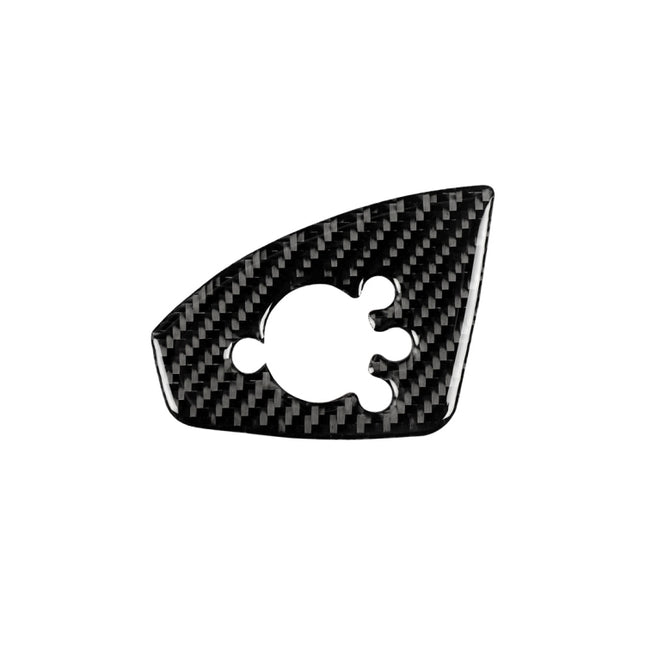 Car Carbon Fiber Door Button Decorative Sticker for Audi TT 8n 8J MK123 TTRS 2008-2014, Right Drive, B Style, Door Button, Right Drive B