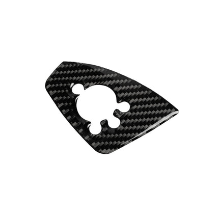 Car Carbon Fiber Door Button Decorative Sticker for Audi TT 8n 8J MK123 TTRS 2008-2014, Right Drive, B Style