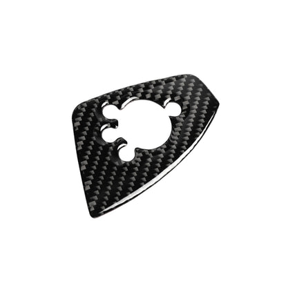 Car Carbon Fiber Door Button Decorative Sticker for Audi TT 8n 8J MK123 TTRS 2008-2014, Right Drive, B Style