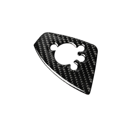Car Carbon Fiber Door Button Decorative Sticker for Audi TT 8n 8J MK123 TTRS 2008-2014, Left Drive, B Style