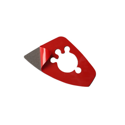 Car Carbon Fiber Door Button Decorative Sticker for Audi TT 8n 8J MK123 TTRS 2008-2014, Left Drive, B Style