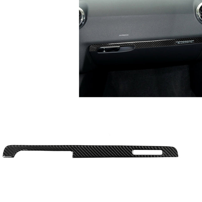 Car Carbon Fiber Passenger Seat Decorative Strip for Audi TT 8n 8J MK123 TTRS 2008-2014, Left Drive