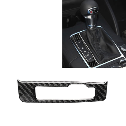 Car Carbon Fiber Gear Shift Frame Decorative Sticker for Audi A3 / 8V 2014-2019, Left Drive