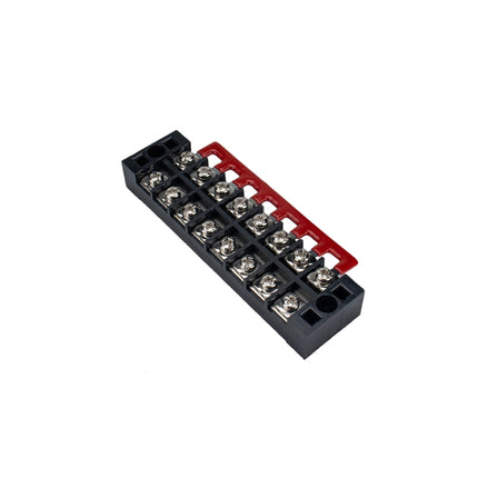 5 PCS Car 8-way 25A TB-2508 Dual Row Power Terminal Connector + 8-position Connection Strip with Cover