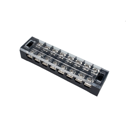 5 PCS Car 8-way 25A TB-2508 Dual Row Power Terminal Connector + 8-position Connection Strip with Cover