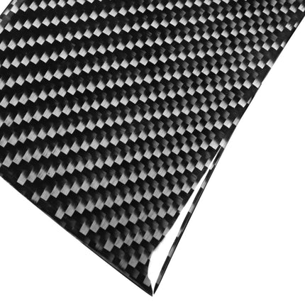 Car Carbon Fiber Central Control CD Panel Decorative Sticker for Land Rover Discovery 4 2010-2016, Left and Right Drive Universal