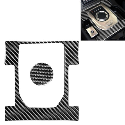Car Carbon Fiber Gearshift Panel Decorative Sticker for Land Rover Discovery 4 2010-2016, Left and Right Drive Universal, Gearshift Panel