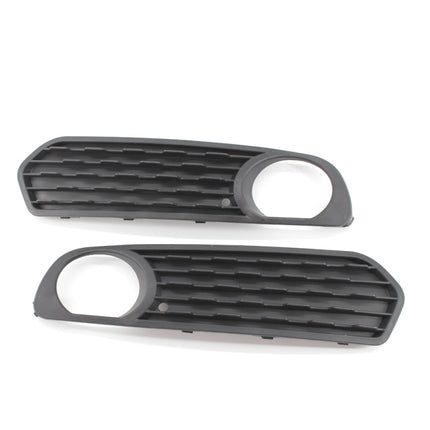 Pair Car Front Bumper Fog Light Grille Fog Lamp Frame for BMW F20 F21 2012-2014 51117272558 / 51117272557