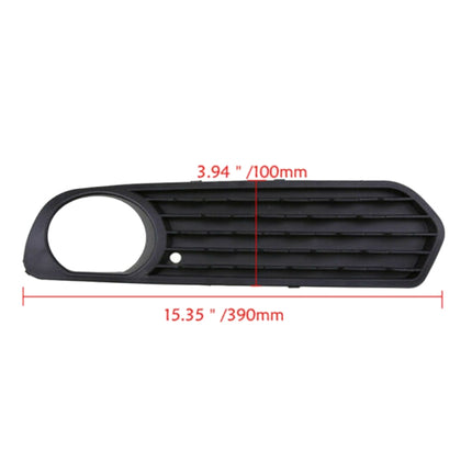 Pair Car Front Bumper Fog Light Grille Fog Lamp Frame for BMW F20 F21 2012-2014 51117272558 / 51117272557