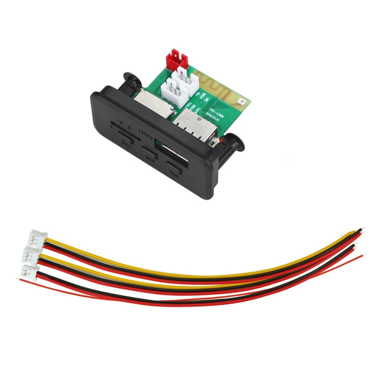 Car 12V Audio MP3 Player Decoder Board FM Radio TF Card USB AUX, with Bluetooth
