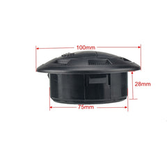 Universal AC Air Outlet Vent with Grid or RV Bus Boat Yacht Auto Air Conditioner Vent Replacement Parts Car Accessories, Size: 100 x 75mm, Size: 100 x 75mm (with Grid)